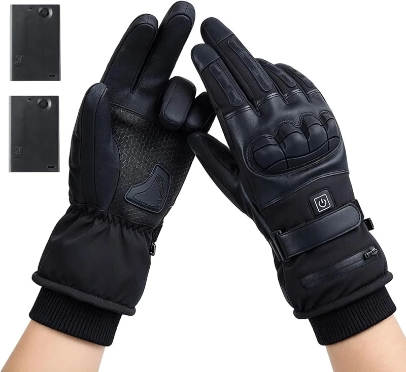Guantes de Trabajo Calefactados 3 Niveles Pantalla Táctil Calentador de — Cozinha e lar