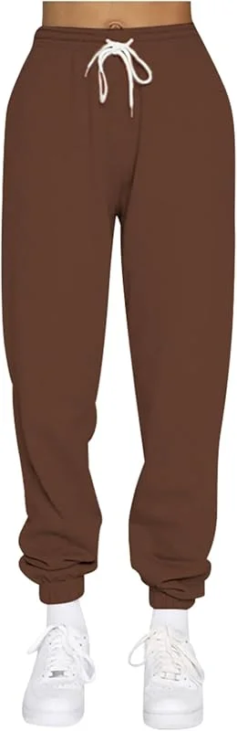 Inverno mulheres casual quente cordão cintura alta elástico calças compridas calças desportivas calças de treino com bolso calças brancas senhoras elástico com botões — Roupa aquecida