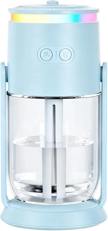 Humidificador portátil de 280 ml con proyector LED estrellado alimentado