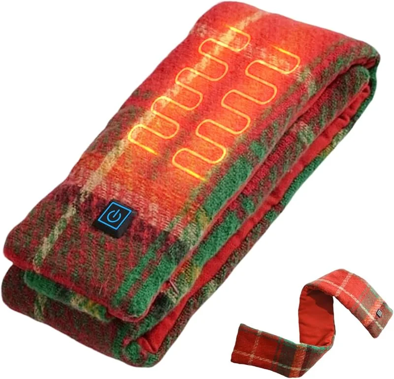 Bufanda Eléctrica con Calefacción para Mujeres Calentador de Cuello Lavable — Roupa aquecida