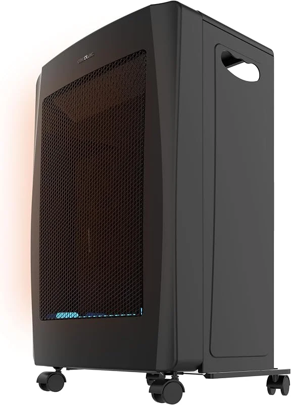 Cecotec Aquecedor a Gás de Chama Azul Dobrável ReadyWarm 4200 BlueFlame Dobrável. 4200 W, 2 Níveis de Potência, Ignição Piezoelétrica e Sistema Triplo de Segurança, Botijas de até 15 Kg — Aquecimento