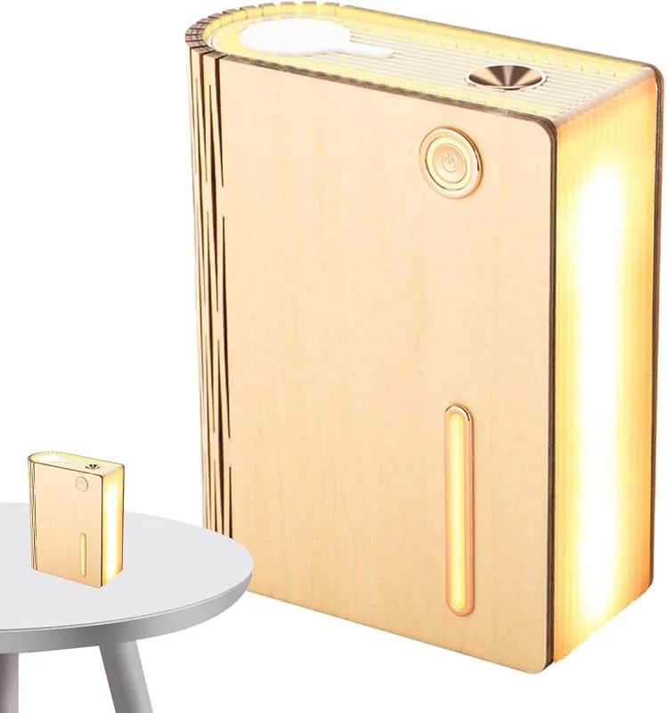 Humidificador De Luz Capacidad De 320 Ml Del Tanque, Lámpara Ambiental LED