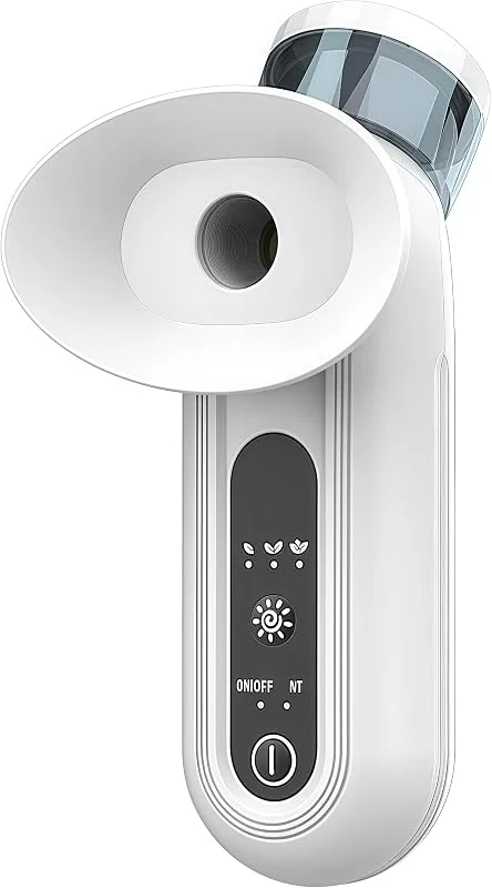 Vaporizador facial para olhos secos, terapia de vapor melhorada para alívio ocular, vaporizador nano com névoa quente para olhos secos e rosto, vaporizador recarregável para olhos com névoa para — Cuidados com a pele