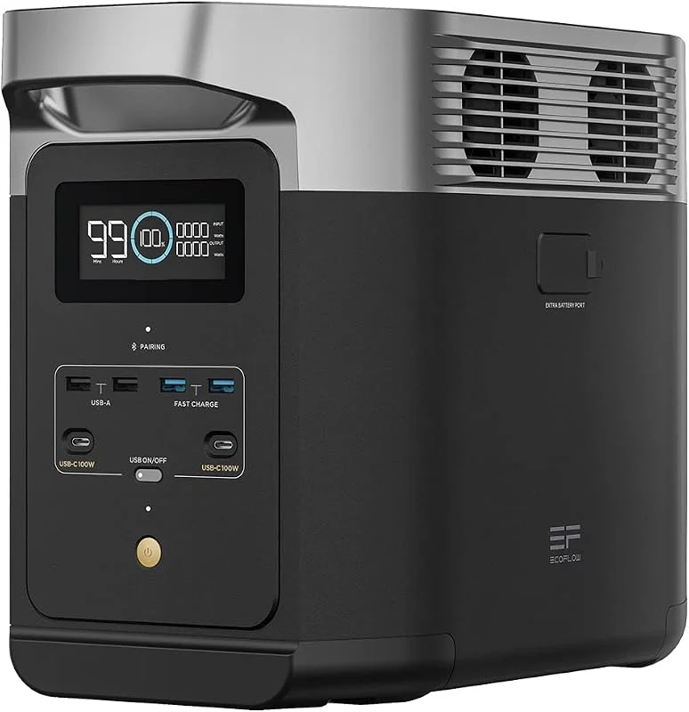 Estación de Energía Portátil EcoFlow Delta 2 1024 WH, Generador Solar — Roupa aquecida