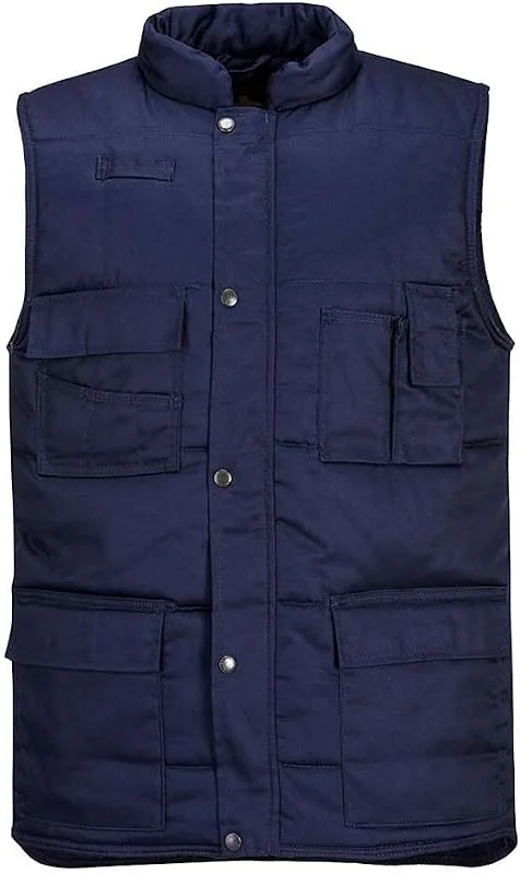Portwest Colete de aquecimento Shetland, Tamanho: 4XL, Cor: Marinho, S414NAR4XL — Roupa aquecida