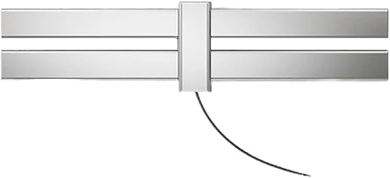 Toallero EléCtrico Toallero Eléctrico Inteligente, Calefacción De Fibra De Carbono, For Hotel, Baño, Secado, Almacenamiento De Toallas, Calentador De Toallas Montado En La Pared For El Hogar(Two Poles — Aquecimento