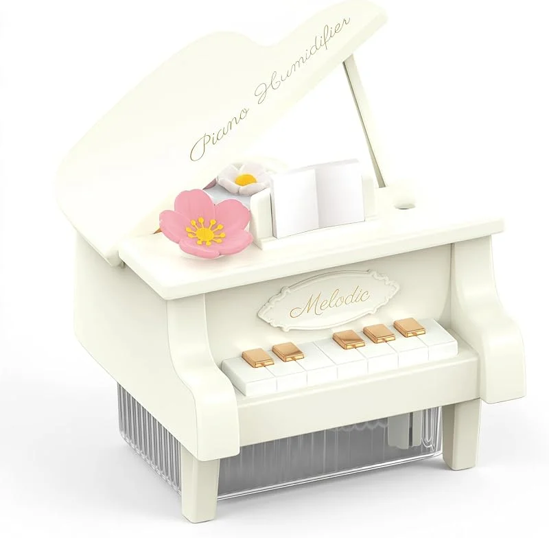 Humidificador portátil para bebé com 2 modos de névoa, tanque grande de 350 ml, silencioso, para bebé, berçário, escritório, mini hidratante de ar portátil (branco)