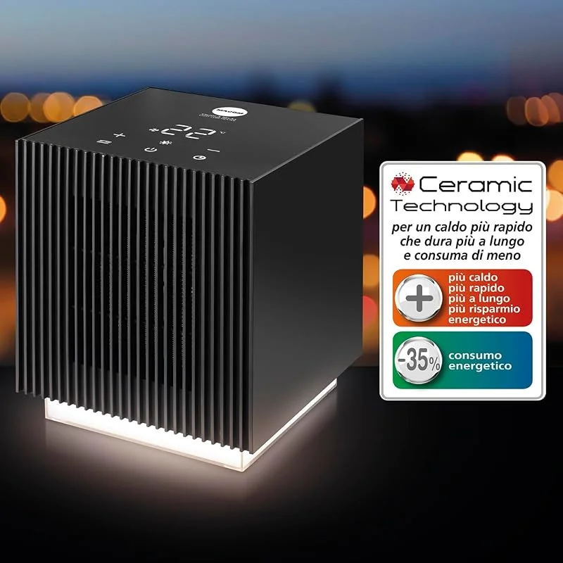 MACOM 931 Enjoy & Relax Bellocaldo-Termoventilador de cerâmica, verde, 1 — Aquecimento