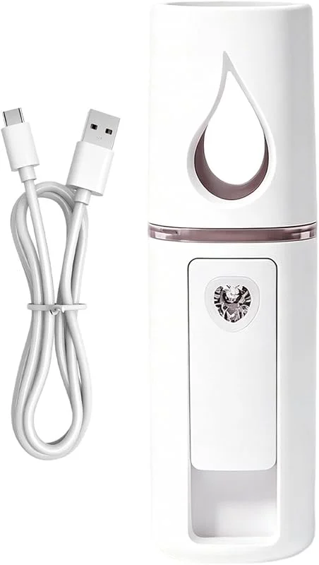 Vaporizador Facial Portátil Pulverizador Facial Personal Recargable USB — Humidificador