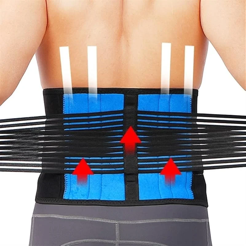 Tamanhos grandes S-6XL faixa lombar para aliviar a dor lombar mulheres e homens faixa de cintura ajustável faixa abdominal extra grande para estabilidade lombar e um suporte ideal (6XL) — Roupa aquecida
