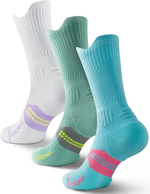 Juclise Meias de compressão de viscose de bambu para corrida, meias que absorvem a humidade, antibolhas, para caminhadas, ciclismo — Roupa aquecida