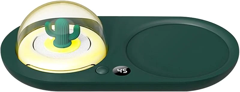 Aquecedor de canecas de café para chá com leite aquecedor de canecas de água com humidificador 3 configurações de temperatura almofada de caneca de aquecimento