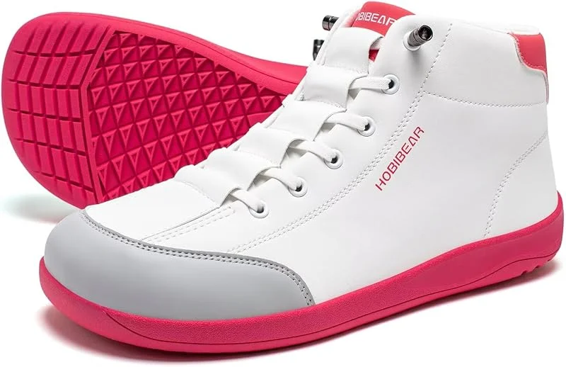 HOBIBEAR Sapatos minimalistas descalços para mulher e homem, zero queda, sapatilhas impermeáveis de largura larga para corrida — Roupa aquecida