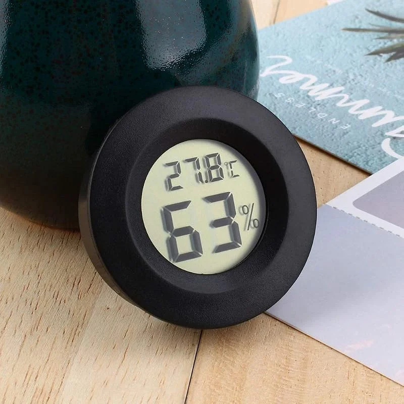 Karlak Higrómetro Digital para Cigarros con Pantalla LCD — Humidificador
