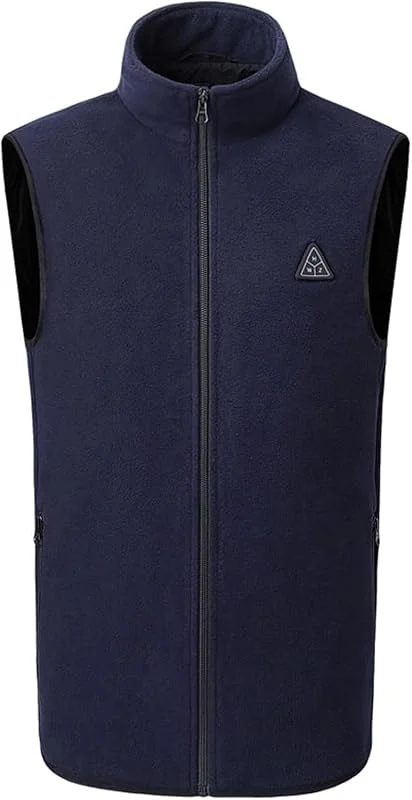 Chaleco calefactable Unisex de Forro Polar, Lavable, con conexión USB, Ideal for esquí, Pesca y Actividades al Aire Libre (batería no incluida).(Bleu, XX-Large) — Cozinha e lar