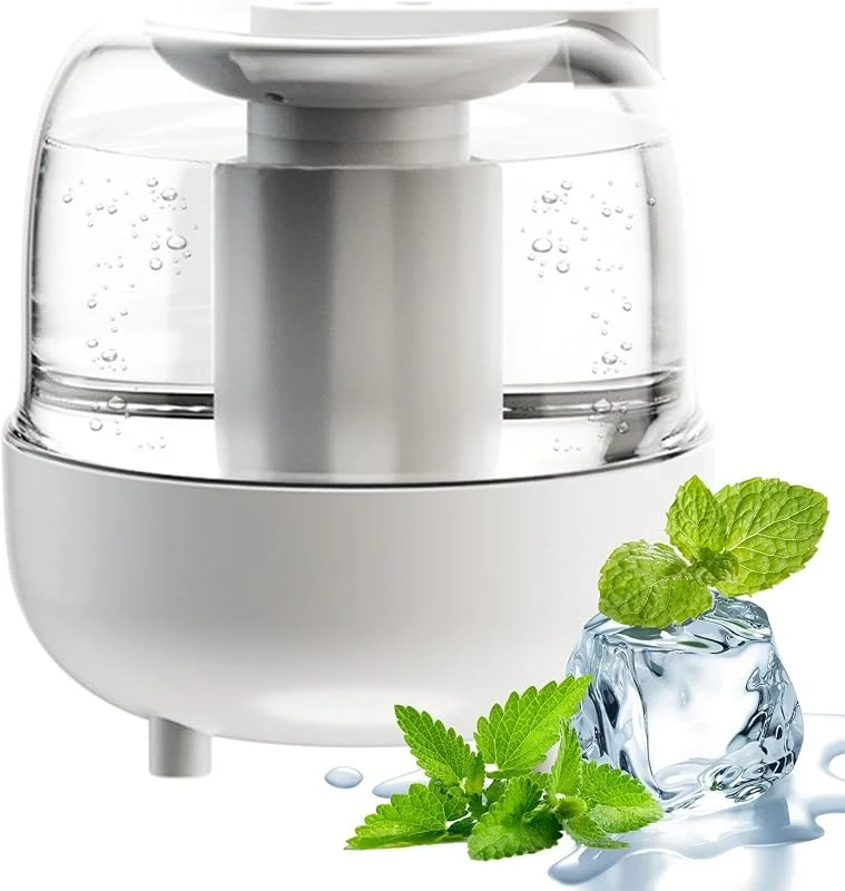 Humidificador recarregável, Humidificador para plantas que crescem em interiores, humidificador USB com luz, humidificadores para quarto, humidificador de névoa fria de 4 L para quarto, Zorq
