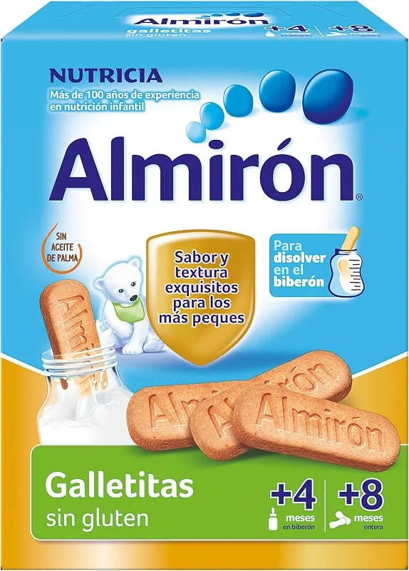 Almirão, bolachas para bebé sem glúten, a partir de 4 meses, 250 g — Humidificador