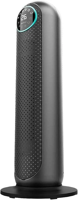 Cecotec Aquecedor casa de banho cerâmico Ready Warm 10150 Smart Ceramic Pro. 2200 W, termostato regulável, ecrã LED, temporizador, oscilação, controlo remoto, cobertura 22 m2 — Aquecimento