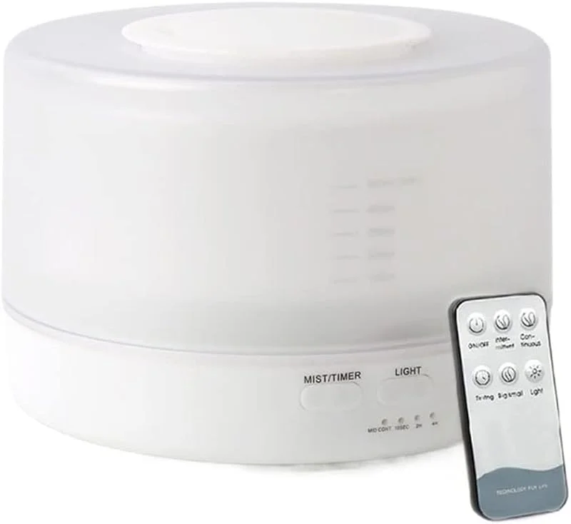 Humidificador Difusor de Aroma eléctrico, humidificador aire, máquina niebla ultrasónica, nebulizador, difusor aceites esenciales for el hogar y la Oficina, 300ML(M 2)