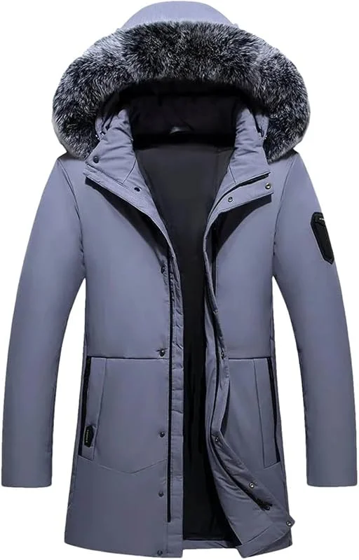 Abrigos de plumón de Pato para Hombre, Chaquetas de Invierno, Abrigo calefactable — Roupa aquecida