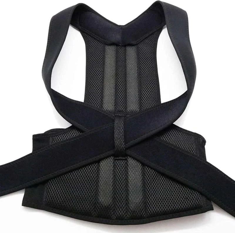 Tamanhos grandes XS-5XL corretor de postura confortável faixa lombar mulheres e homens cinto de suporte lombar estudantes e adolescentes correção de escoliose e Hunchback (5XL) — Roupa aquecida