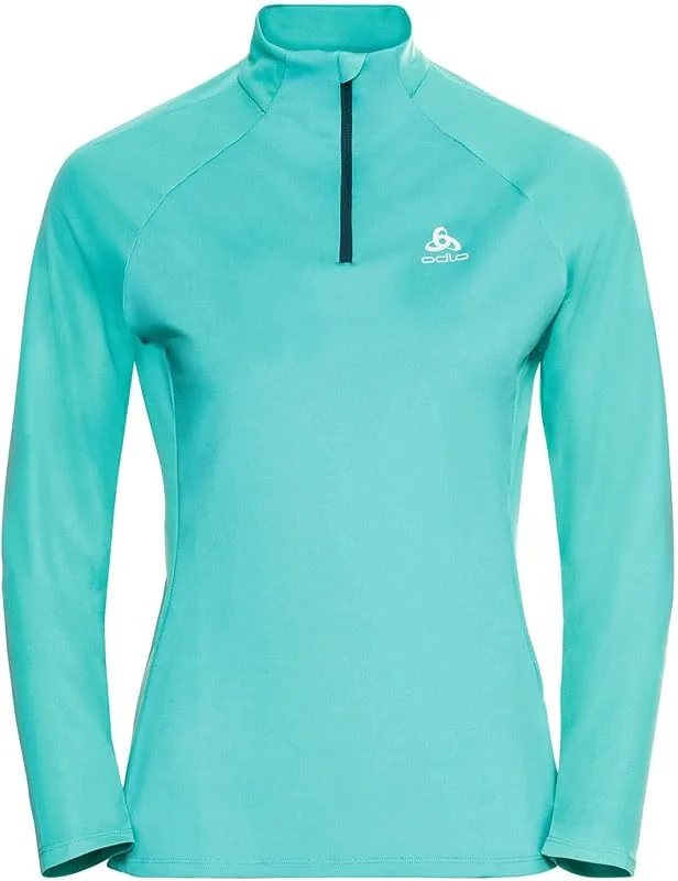 Odlo Midlayer 1, 2 Zip essencial Ceramiwarm camisola mulher — Roupa aquecida