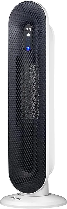 ARDES AR4P16 TATANKA Termoventilador cerâmico oscilante 2000W, Termoventilador cerâmico com painel de controlo e comando à distância, Termoventilador silencioso oscilante Níveis Eco e conforto — Aquecimento