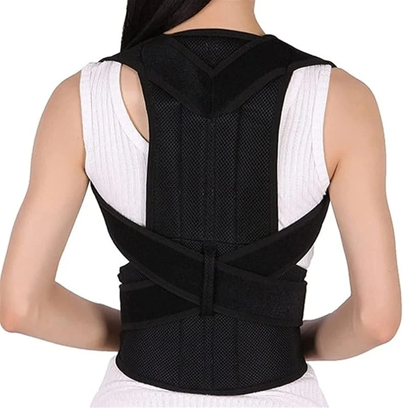Tallas Grandes XS-5XL Faja Lumbar para Escoliosis Corrector De Joroba Corrector De Postura Soporte Lumbar Enderezador De Espalda Brinda Soporte para Hombros Cuello Clavícula(XL) — Roupa aquecida