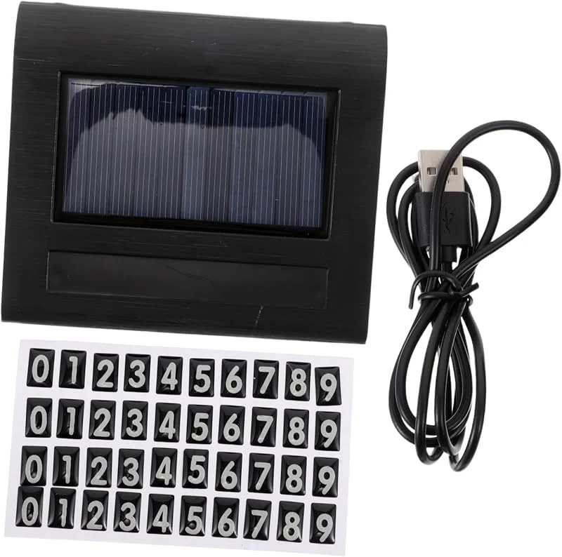 PRETYZOOM Purificador de ar para carro com carga solar função automática de e estacionamento remoção rápida de fumo acessório portátil para interiores de veículo — Humidificador