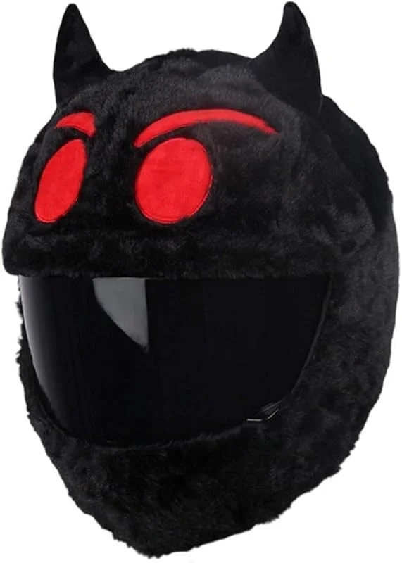 HiyyFloy Capa para capacete de motocicleta, capacete integral, capa protetora para Halloween, divertida capa protetora para capacete de motocicleta para exteriores. — Cuidados de rosto