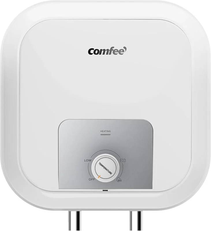 COMFEE' Termo Eléctrico 10L Calentador de Agua Eléctrico D10-15VD1OW Bajo el Fregadero, con Depósito de Agua - Ligero, Compacto, Fácil de Instalar - Ideal para una Familia Pequeña — Aquecimento