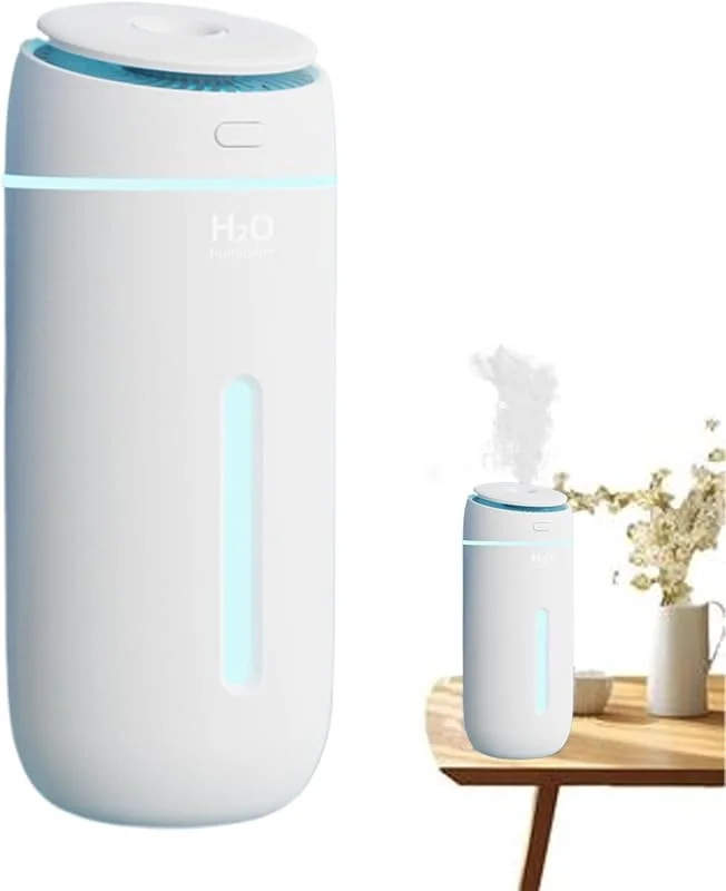 Humidificador Compacto para el Dormitorio 2 Modos Luz Nocturna USB Para