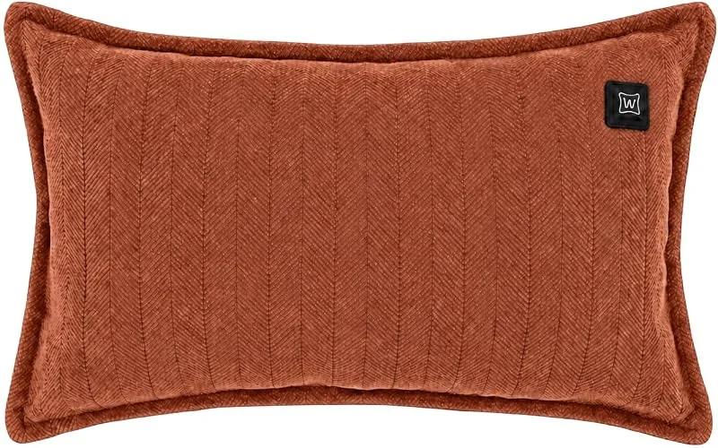 Almofada aquecida elétrica sem fios 50 × 30 cm, 2 zonas de calor dianteiras, 3 níveis 40, 50, 60 °C, bateria externa 10.000 mAh incluída: veludo cognac — Aquecimento