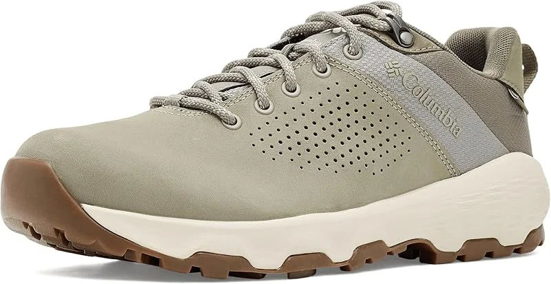Columbia Newton Nimble Leather Sapatos de caminhada e caminhada de corte baixo para mulher — Roupa aquecida