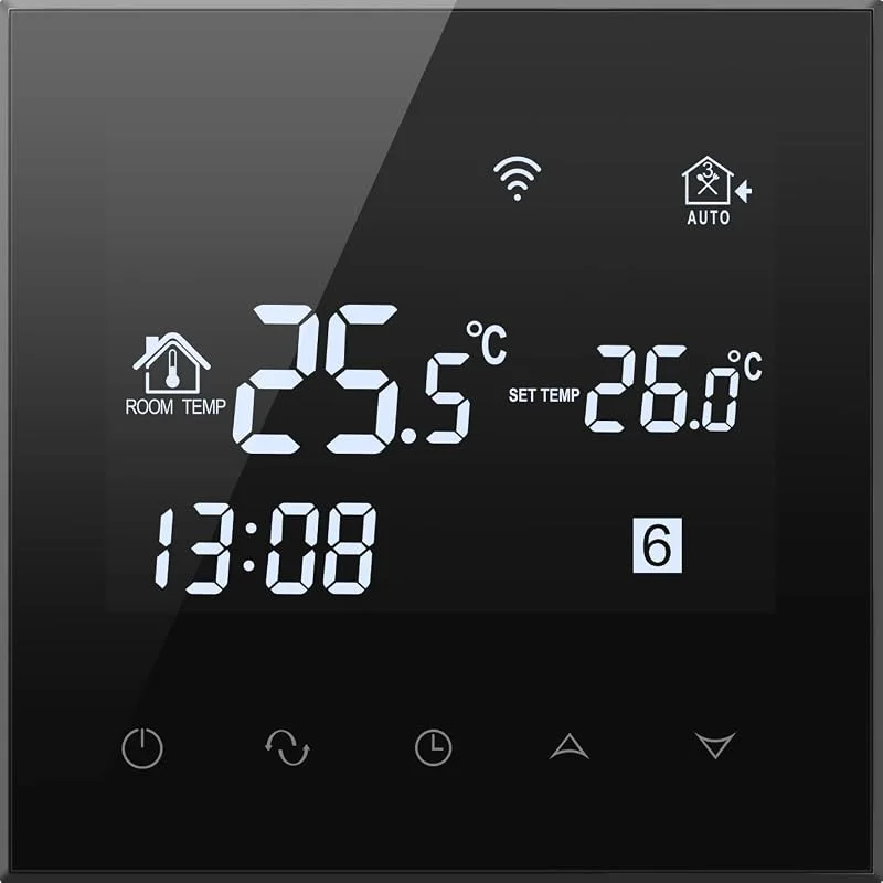 Beok TGT70WIFI-WP Touchscreen Thermostat 3A Wasser Fußbodenheizung Digitaler Temperaturregler — Aquecimento