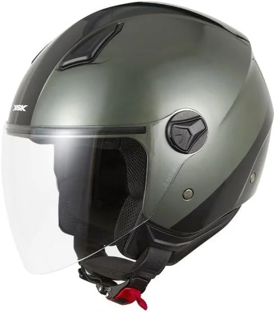 KSK Capacete Miami Jet bronze moto, unissexo para adulto — Roupa aquecida