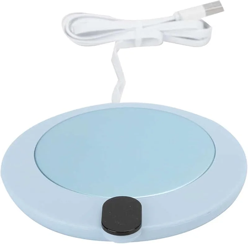 Aquecedor de chávena de café USB, aquecedor de chávena, aquecedor de base para copos com controlo de temperatura de 3 níveis, para escritório em casa — Aquecimento