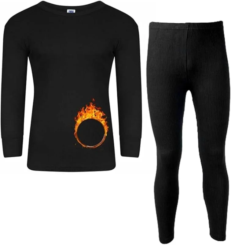 VEARZ® Conjunto térmico para homem, roupa interior de manga comprida e curta, colete t-shirt, conjunto de camada de base longa para adultos, aquecedores de corpo de inverno, tamanhos S-2XL, conjunto — Roupa aquecida