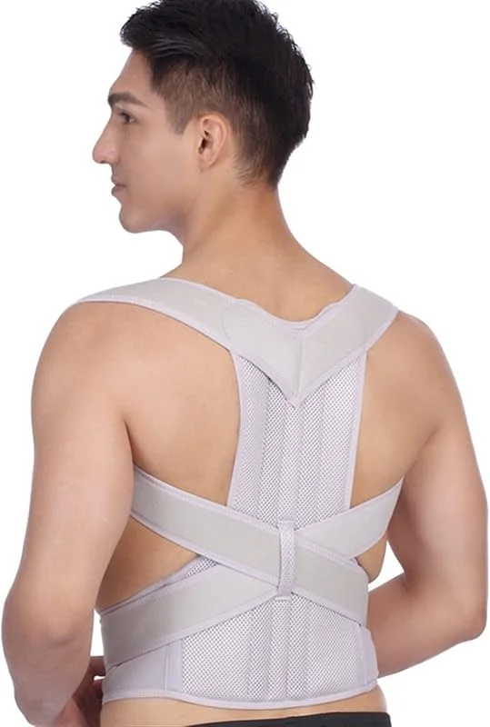 Tallas Grandes XS-5XL Corrector De Postura para Jorobado Faja Lumbar para Escoliosis Hombre, Mujer Enderezador De Espalda Ajustable Cinturón De Soporte Lumbar Completo(XXL) — Roupa aquecida