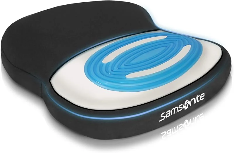 Samsonite SA5451 Orthopedic Cushion Helps Relieve Pain 100% puro Memory Foam Fits Most Seats — Aquecimento