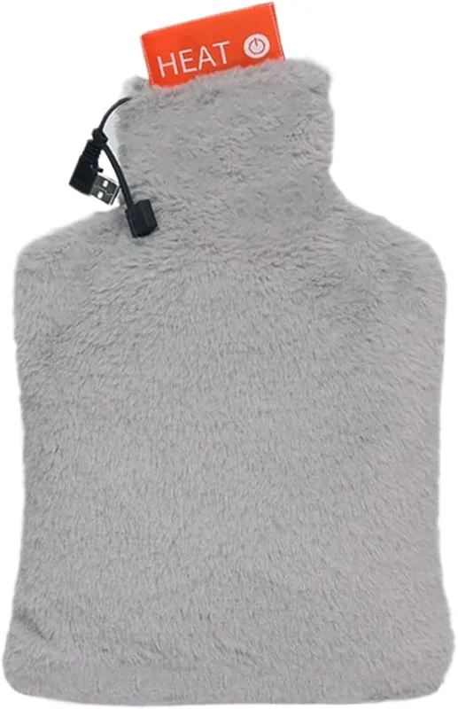 Garrafa de água quente elétrica, garrafa de água quente recarregável com 3 níveis, bol-sa aquecedor de mãos leve - na para casa, escritórios, escola, viagens — Aquecimento