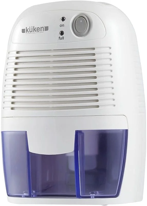 Deshumidificador 23 W, 250 ml, dia, compacto e eficiente, ideal para reduzir a humidade e prevenir mofo e maus odores.