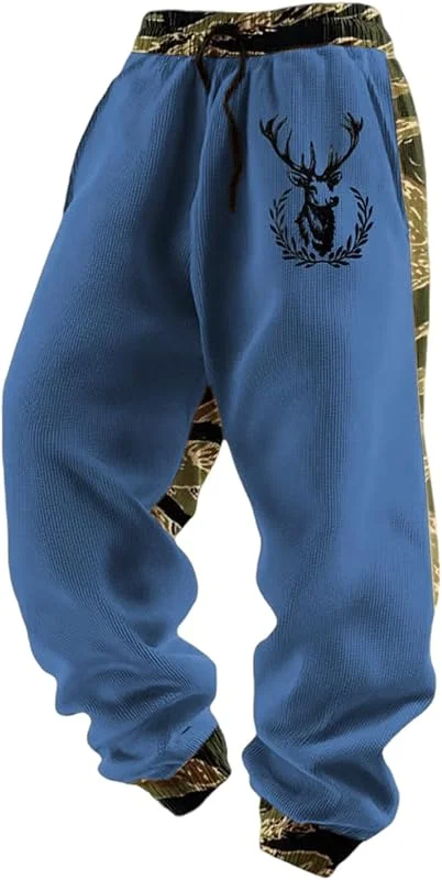 Generisch Pantalones de chándal sueltos de invierno para hombre, tallas grandes — Roupa aquecida