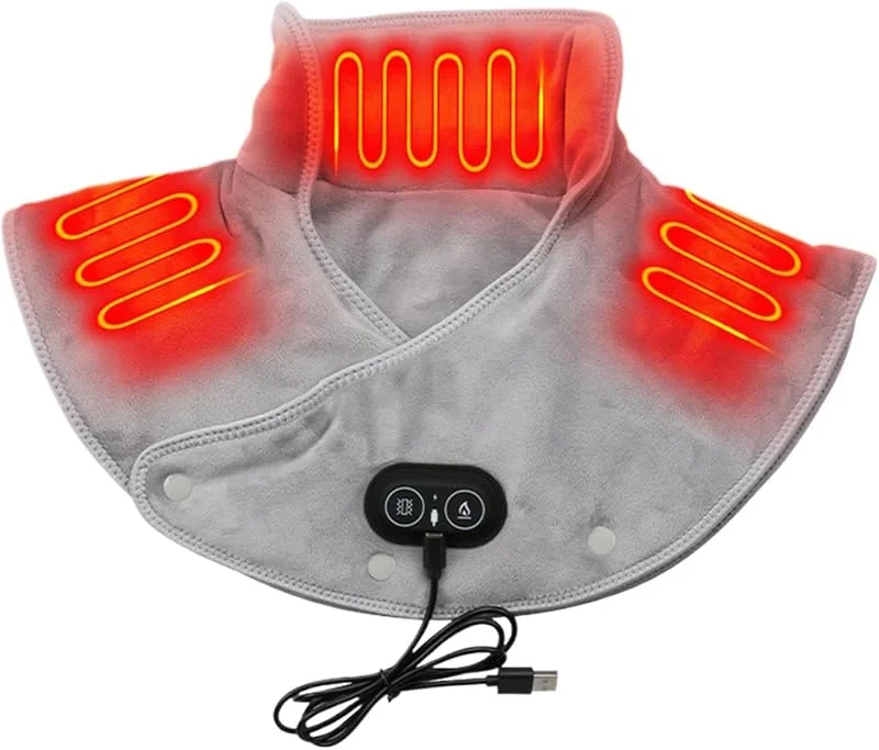 Almohadilla térmica para cuello y hombros con 3 niveles de temperatura — Aquecimento