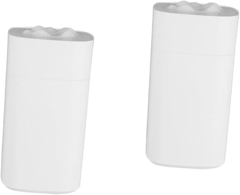 PRETYZOOM 2 peças humidificador de ar ultra-sónico com luz noturna montanha grande capacidade para mesa uso em casa e escritório design silencioso e prático recarga fácil