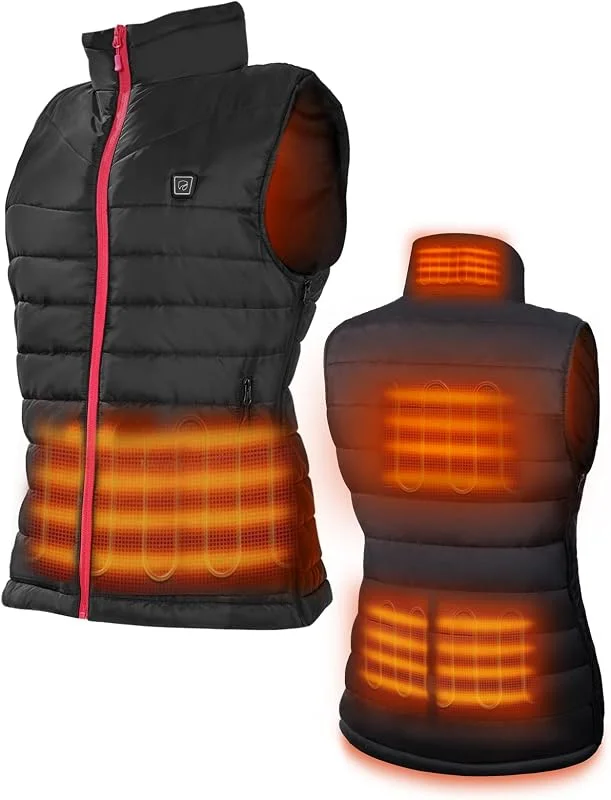 DR.PREPARE Chaleco térmico ligero, 3 niveles de calor, 6 zonas de calor, tamaño ajustable (batería no incluida) — Cozinha e lar