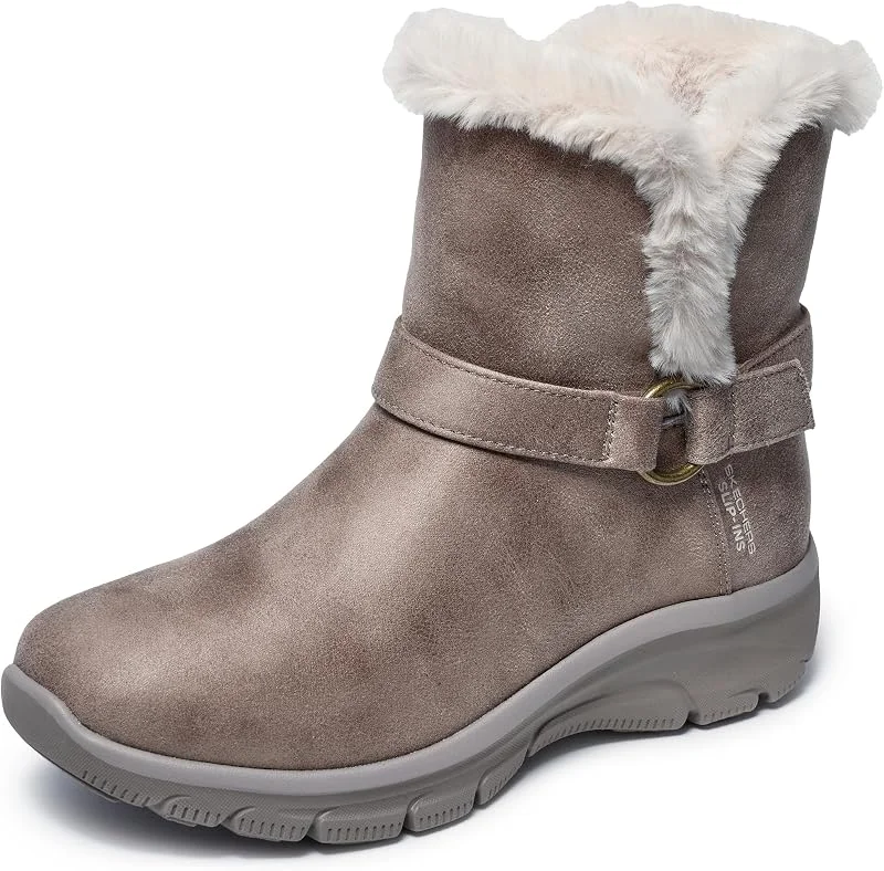 Skechers Easy Going Dreamers Move Botas curtas no tornozeloMulher — Roupa aquecida