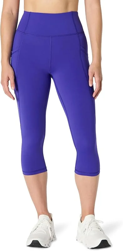 Amazon Essentials Leggings desportivas para ginásio com ou sem bolsos, compridos, Capri — Roupa aquecida
