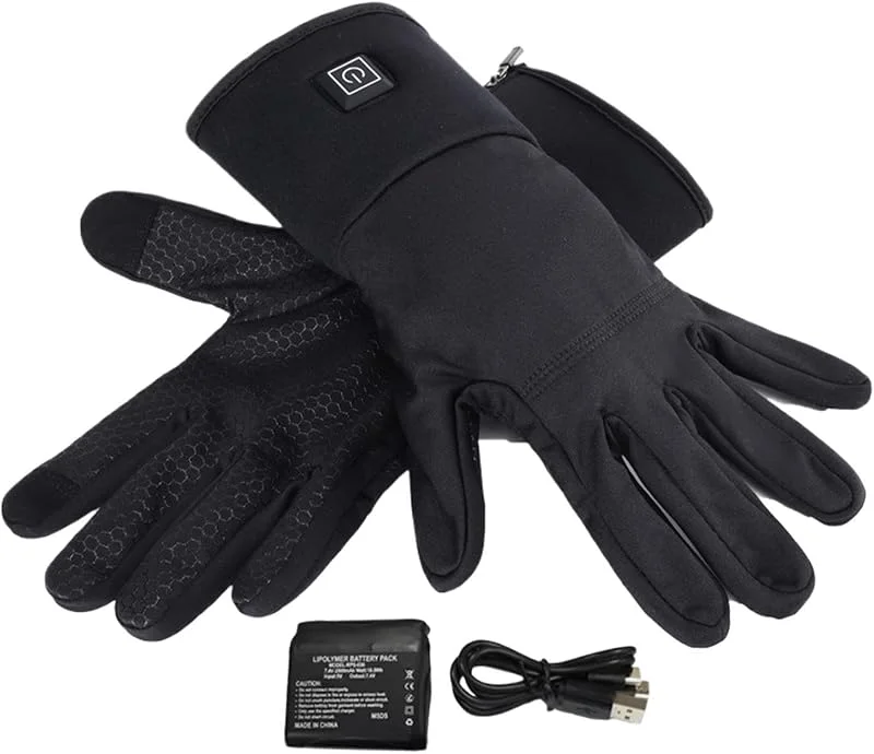 Forros de Guantes Calefactados para Mujer Mitones Táctiles Recargables 2500 — Roupa aquecida