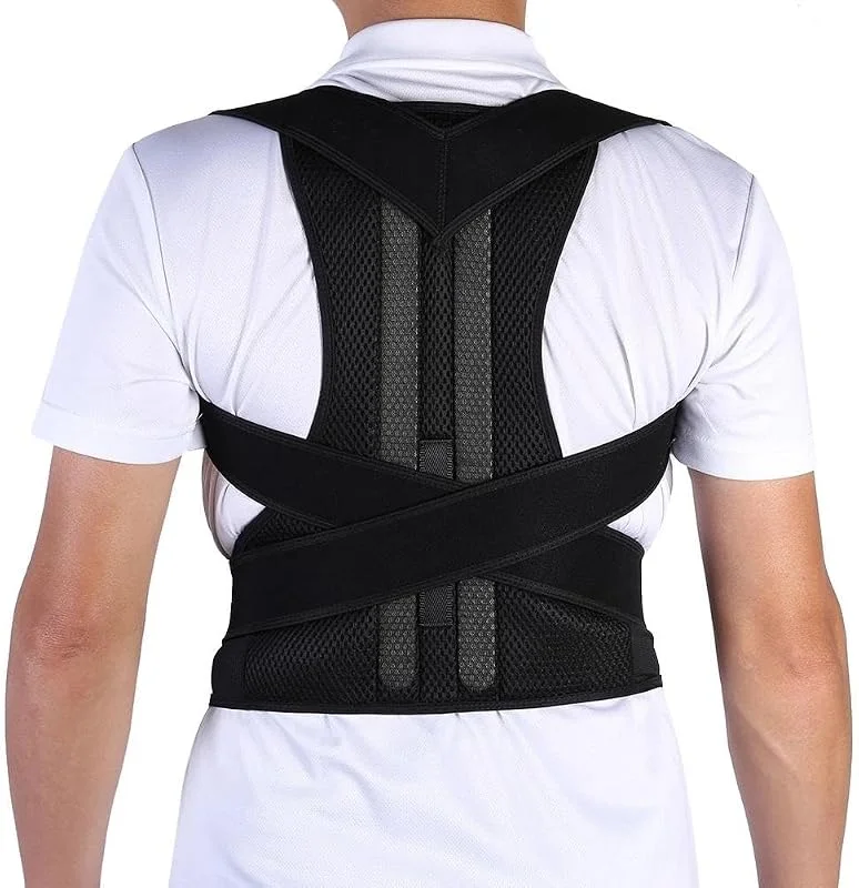 Talla Grande XS-5XL Corrector De Postura Ajustable Corsé Ortopédico Cinturón De Soporte Lumbar Completo Faja Lumbar Y De Hombros Entrenador De Postura para Hombres Y Mujeres(5XL) — Roupa aquecida